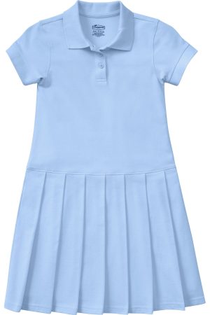 Girls Pique Polo Dress