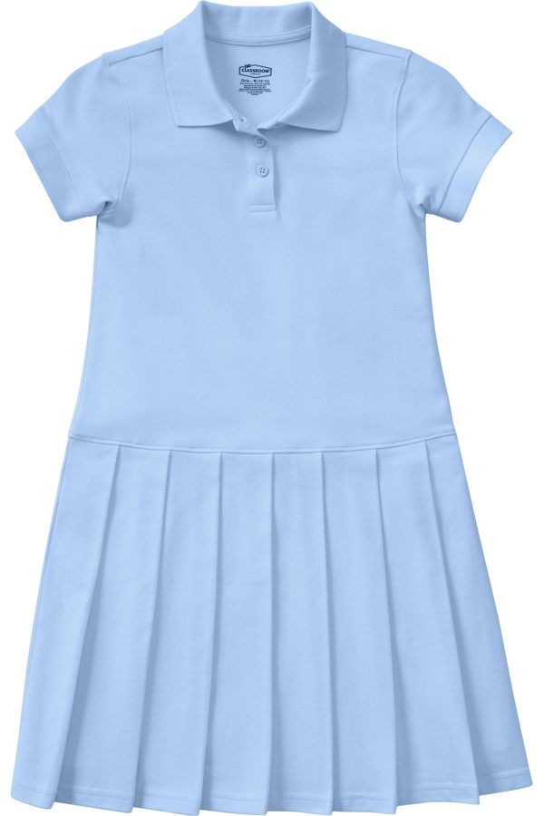 54122_SSLB Girls Pique Polo Dress