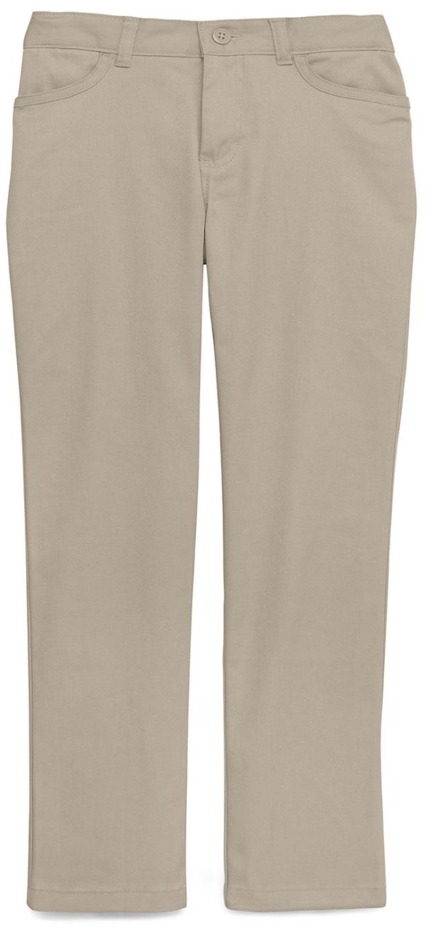 Girls Stretch “Matchstick” Narrow leg Pant YOUTH in Khaki