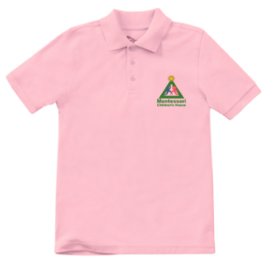 Youth Short Sleeve Pique Polo (PINK)