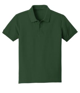 Youth Short Sleeve Pique Polo (HUNTER GREEN)
