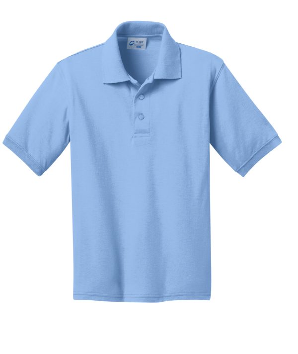 KP55YLightBlueFlatFront-1200W miami height elementary polo shirts