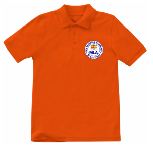 Youth Pique Polo in ORANGE