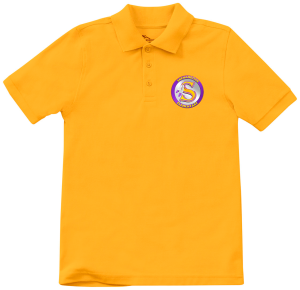 Youth Short Sleeve Pique Polo (GOLD) SHENANDOAH ELEMENTARY SCHOOL UNIFORMS