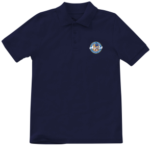 Unisex Youth Short Sleeve Pique Polo (NAVY)
