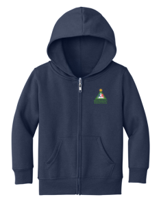 Pre-School Core Fleece Full-Zip Hooded Sweatshirt - MONTESSORI CHILDREN'S HOUSE SCHOOL UNIFORMS