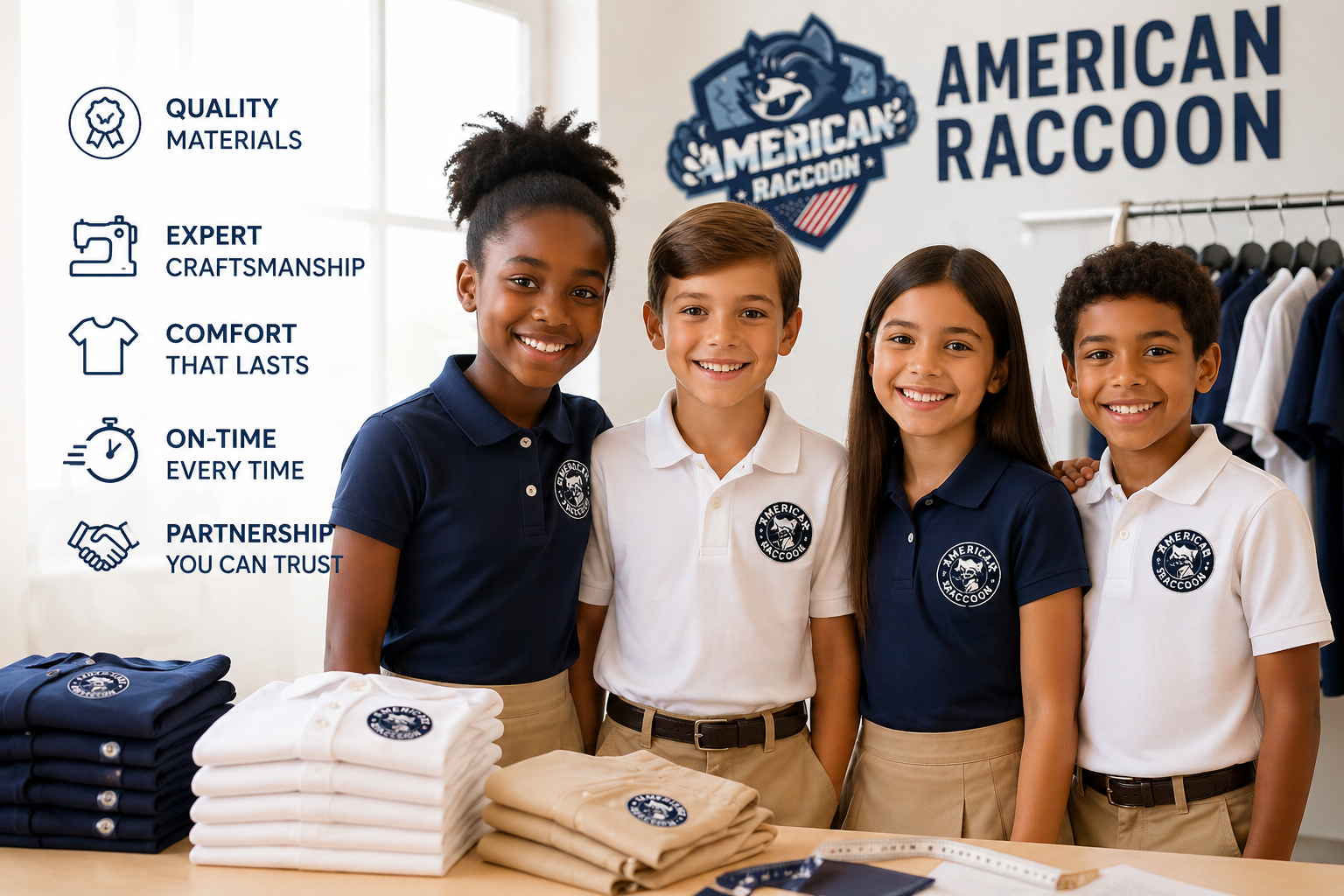 Quality uniform detail