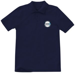 Youth Short Sleeve Dri-Fit Polo - (NAVY) Key Biscayne K8 Polo SCHOOL UNIFORMS