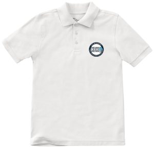 Youth Short Sleeve Dri-Fit Polo - (WHITE) Key Biscayne K8 Polo
