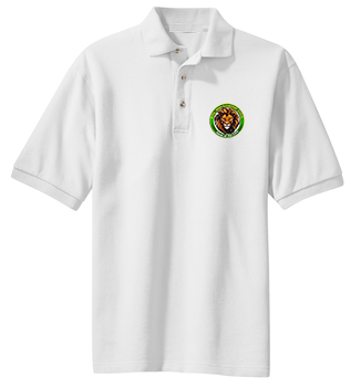 DRI-FIT Short Sleeve Polo (WHI) ROYAL GREEN ELEMENTARY SCHOOL UNIFORMS