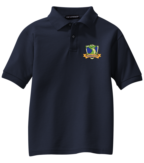 Short Sleeve Pique Polo (GRADES K-5) CHRISTINA M EVE ELEMENTARY UNIFORMS (Copy)